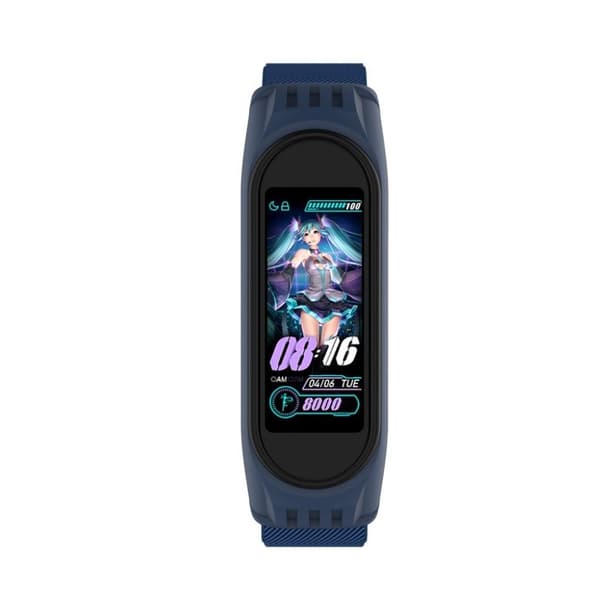 Xiaomi Mi Smart Band 6 / 5 nylon urrem - Mørkeblå