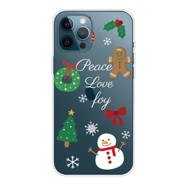 Juleveske til iPhone 14 Pro - Snømann