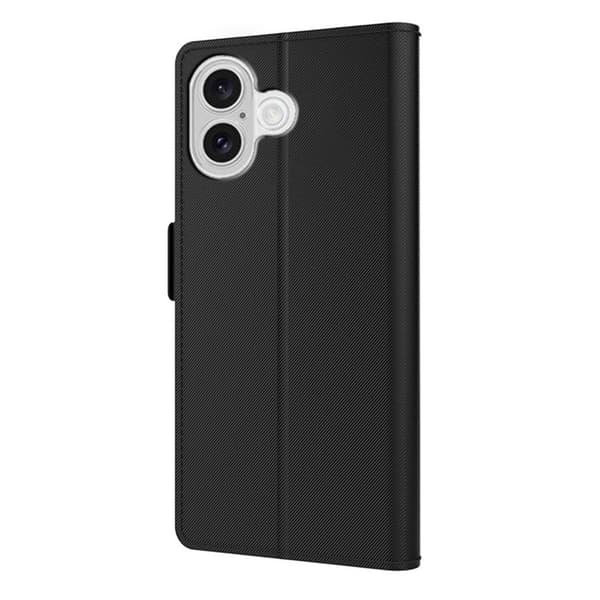 iPhone 17 etui med makeup-spejl i smart design - Sort