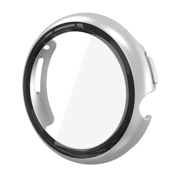Google Pixel Watch-deksel med herdet glass - Sølv