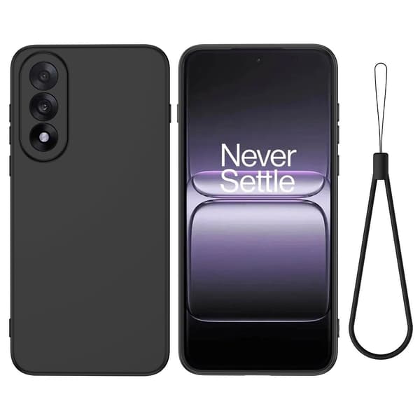 Matte Liquid OnePlus Nord 5 silikone cover - Sort
