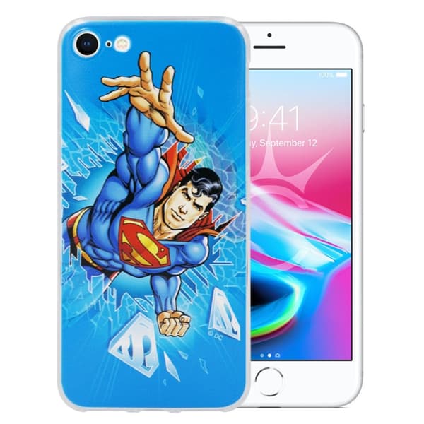 Superman # 5 iPhone 7/8 deksel - Blå