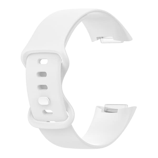 Fitbit Charge 5 enkel urrem i silikone - Hvid
