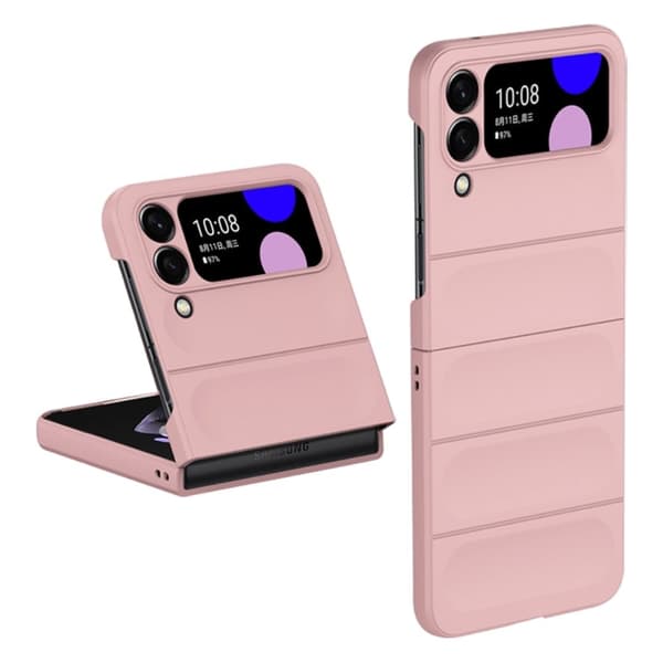 Mjukt greppformat Samsung Galaxy Z Flip4 skal - Rosa