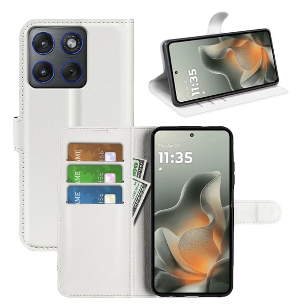 Classic Motorola Edge 70 fodral - Vit