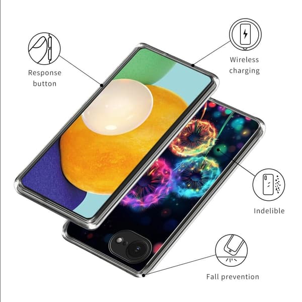 Vibe iPhone 16e -kansi - Värikäs Voikukka