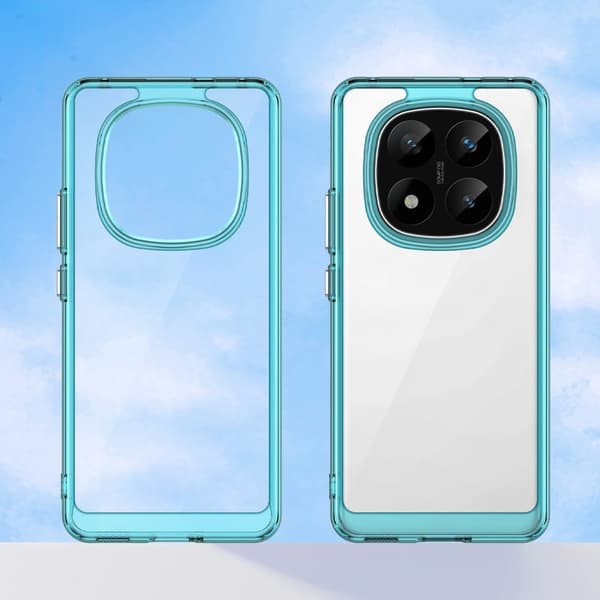 Xiaomi Redmi Note 14 Pro Plus 5G smart telefonskal i akryl - Transparent Blå