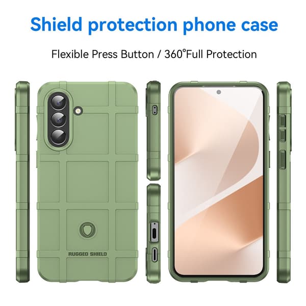 Rugged Shield Samsung Galaxy A57 deksel - Grønn