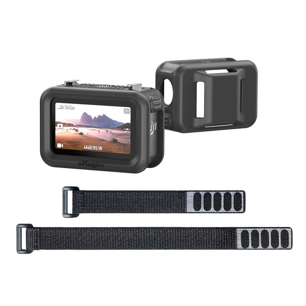 AMAGISN DJI Osmo Nano Action Camera multifunksjonelt silikonetui med 2 håndleddsstropper