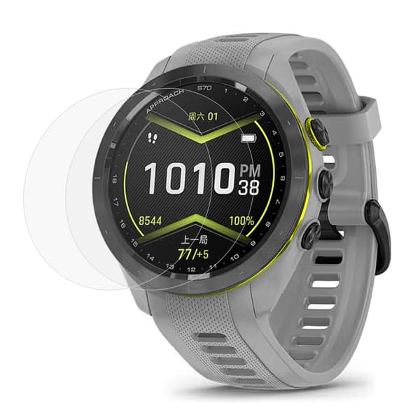 2Pcs Garmin Approach S70 (47mm) tempered glass screen protector