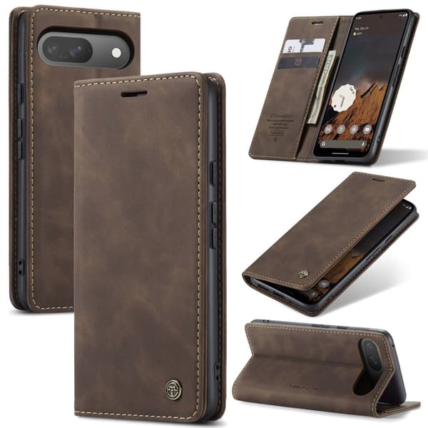 CaseMe vintage Google Pixel 9 Pro / Google Pixel 9 fodral - Kaffe