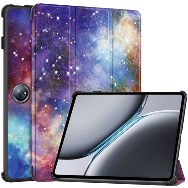 OnePlus Pad 2 Stand Case Pattern Print Leather Tablet Cover - Galaksi