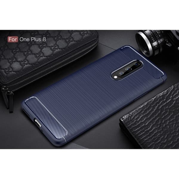 Carbon Flex kuoret - OnePlus 8 - Sininen