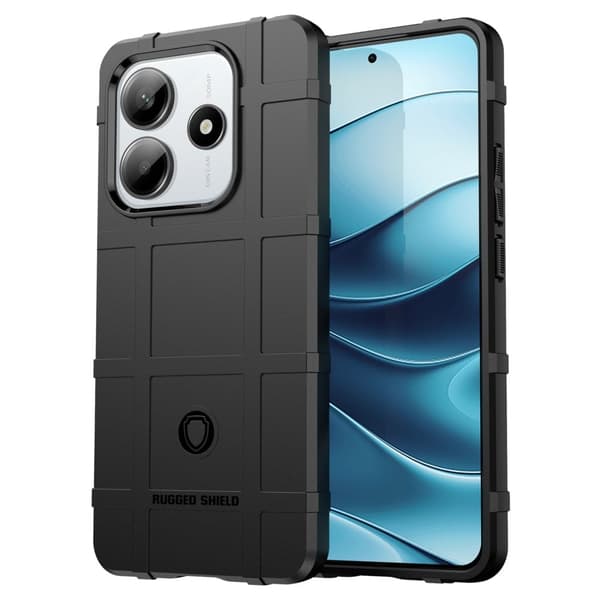 Rugged Shield Xiaomi Redmi Note 14 5G skal - Svart