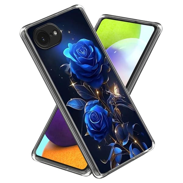 Vibe iPhone 16e cover - Blå Roser
