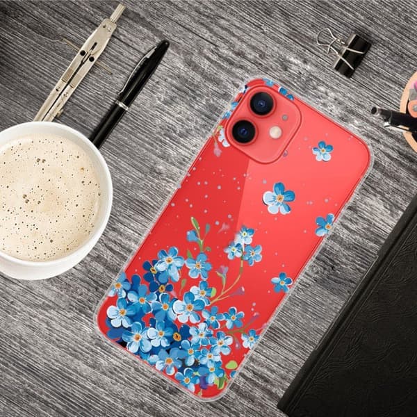 Deco iPhone 13 skal - Blå Blommor
