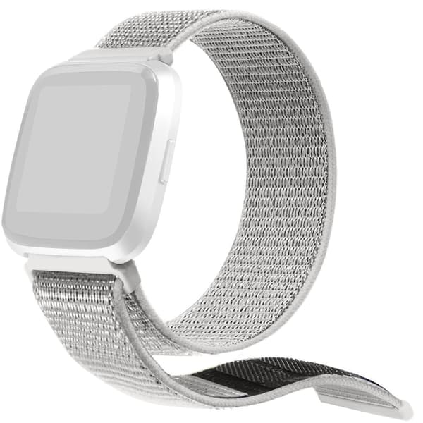 Fitbit Versa 2 / Versa Lite / Versa nylonrem - Sjøskjell Hvit
