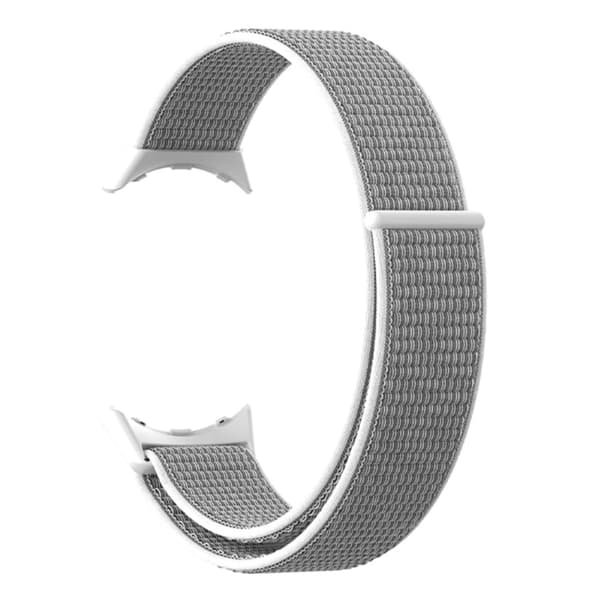 Google Pixel Watch urrem i nylon - Grå Hvid