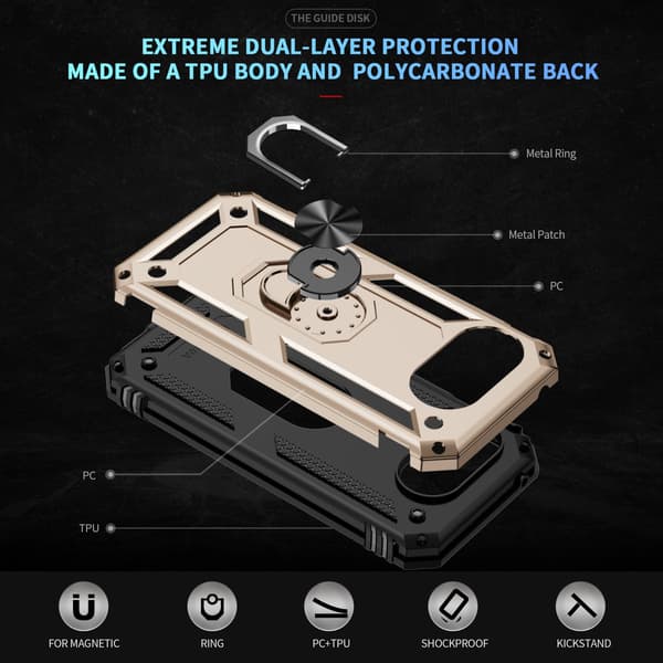 Bofink Combat Google Pixel 10a cover - Guld