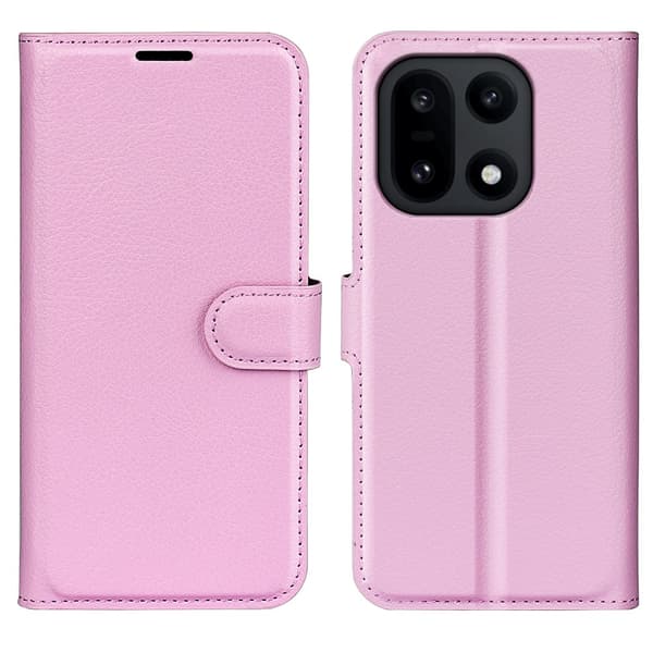 Classic OnePlus 15 flip etui - Rosa