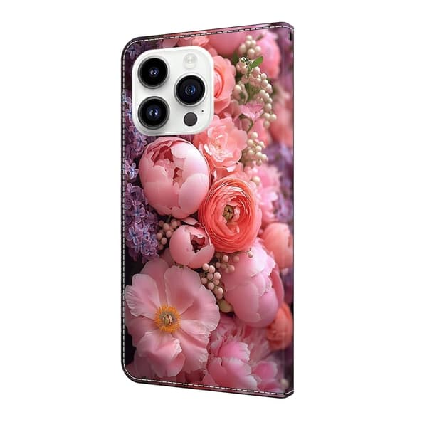 Wonderland iPhone 16 Pro flip-etui - Ranunculaceae