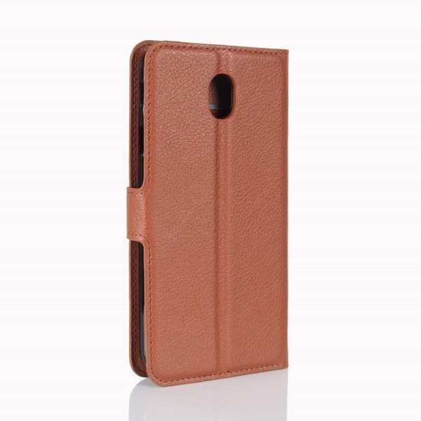 Samsung Galaxy J5 (2017) Lækkert læder etui - Brun