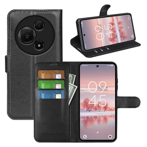 Klassisk TCL 60 NxtPaper 4G flip etui - Sort