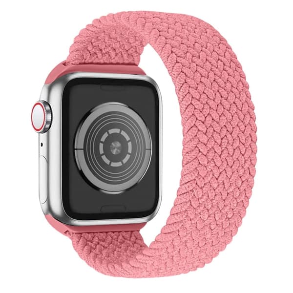 Apple Watch (41 mm) elastisk klokkerem - Rosa / Størrelse: M