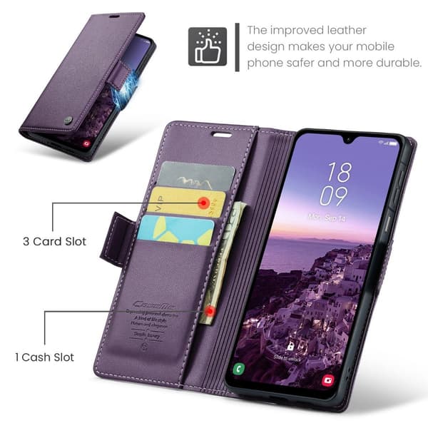 CaseMe Samsung Galaxy A26 smooth etui - Lilla