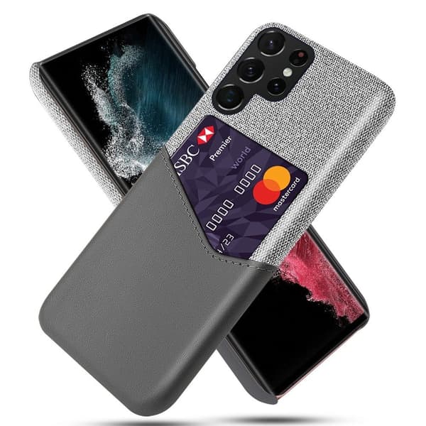 Bofink Samsung Galaxy S23 Ultra Kort Cover - Grå