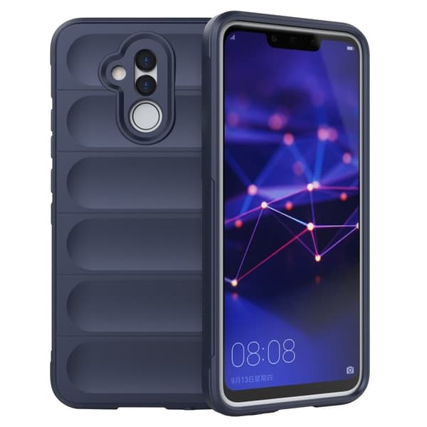 Deksel med mykt grep for Huawei Mate 20 Lite - Mørkeblå