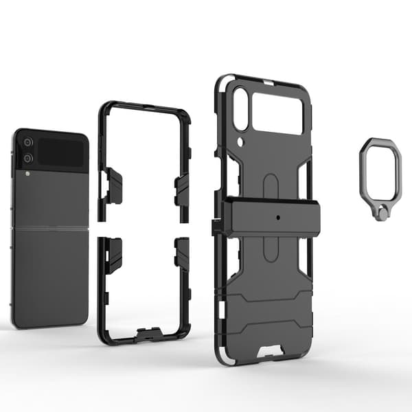 Ring Guard-etui - Samsung Galaxy Z Flip4 - Blå