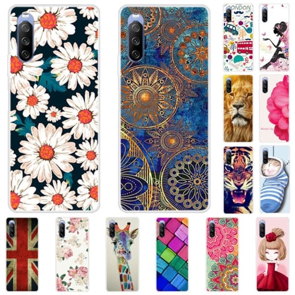 Deco Sony Xperia 10 III Etui - Farverig Block