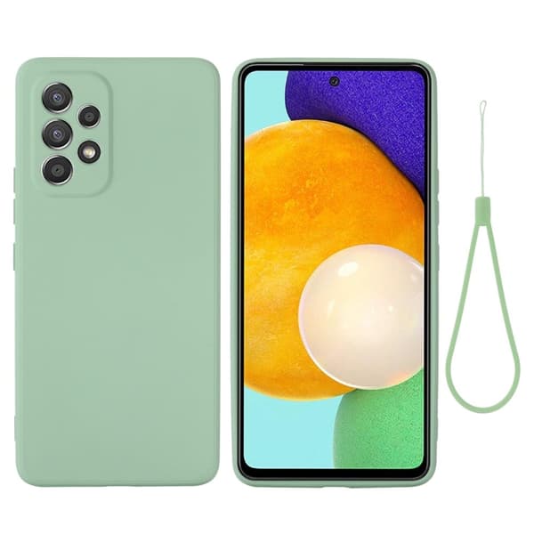Matte Liquid Samsung Galaxy A33 5G silikone cover - Grøn