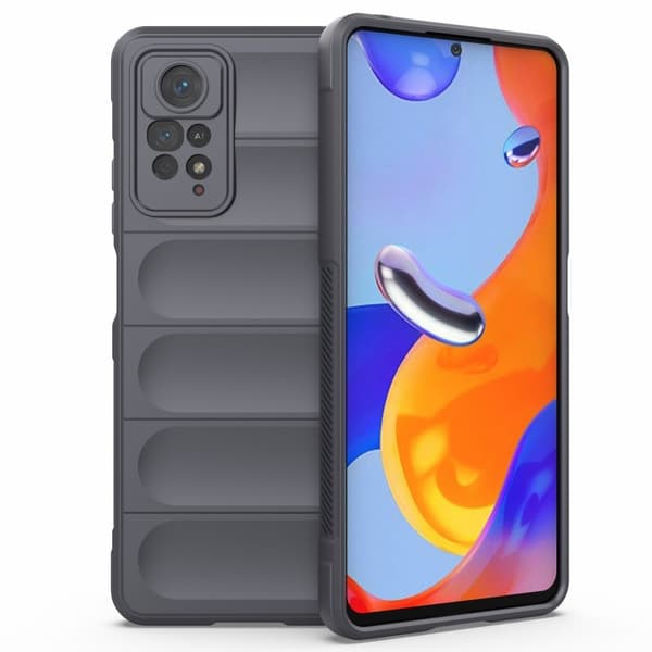 Blødt grebsformet cover til Xiaomi Redmi Note 11 Pro 5G / Xiaomi Redmi Note 11 Pro - Sølv/Grå