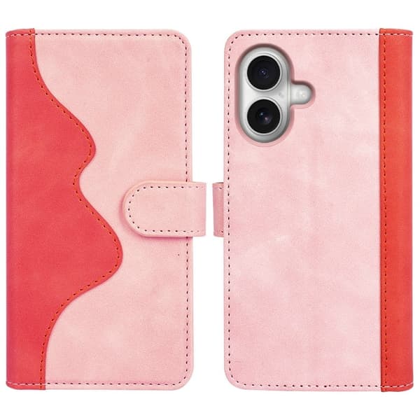 Tofarget lærdeksel for iPhone 17 - Rosa