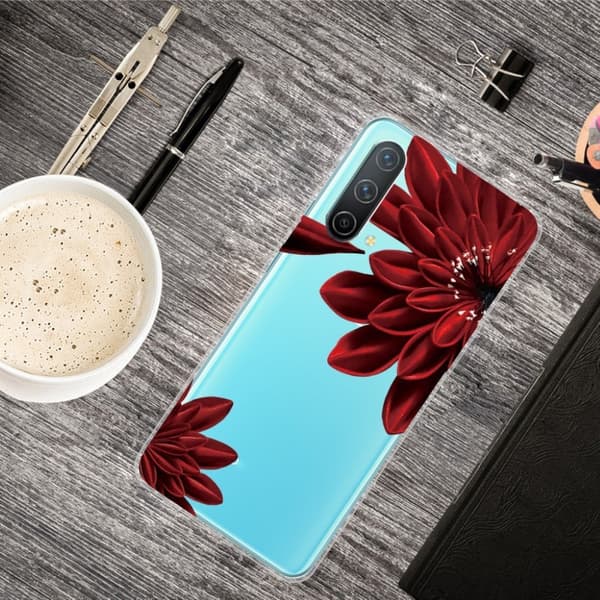Deco OnePlus Nord CE 5G deksel - Rød Blomst