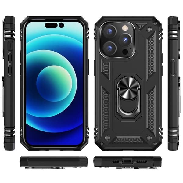 Bofink Combat iPhone 14 Pro Max Etui - Svart