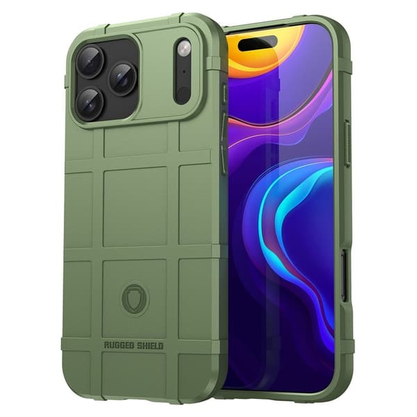 Rugged Shield iPhone 17 Pro Max Cover - Grøn