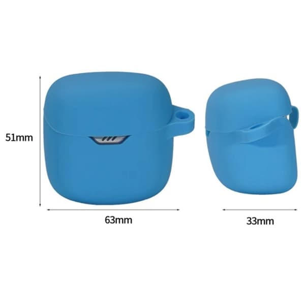 JBL Tune Flex silikonfodral - Vit