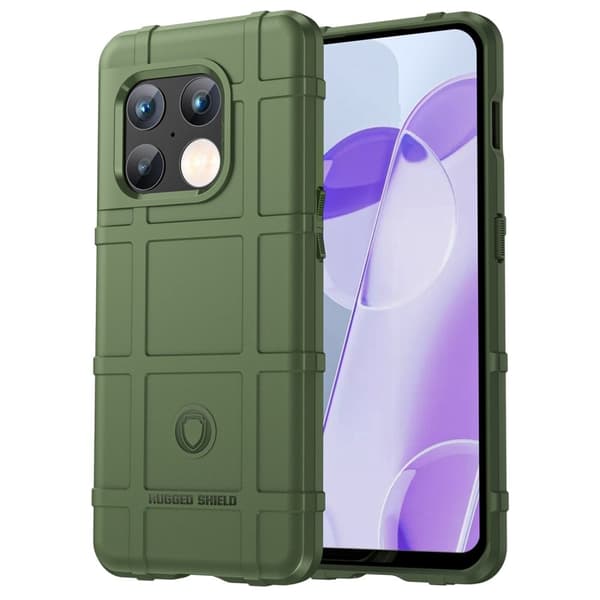 Rugged Shield OnePlus 10 Pro skal - Grön
