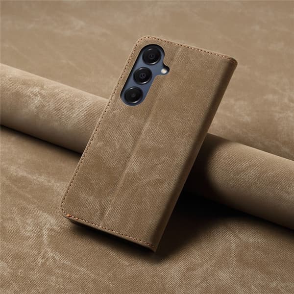 Jeans Samsung Galaxy S25 FE flip case - Khaki