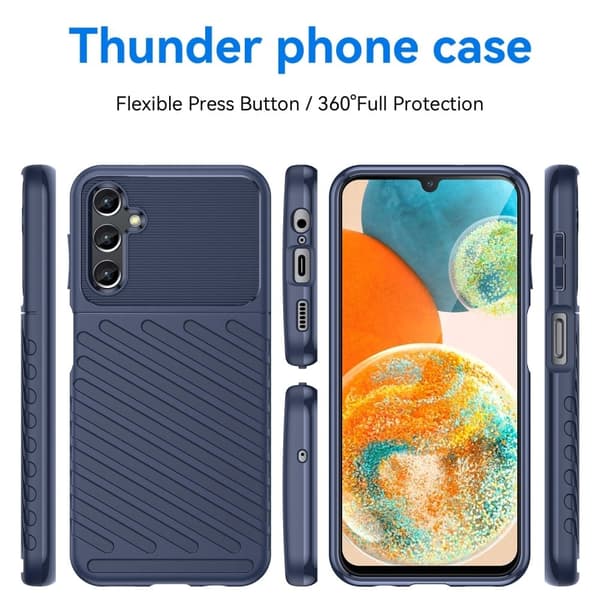 Thunder Samsung Galaxy A14 Fodral - Blå