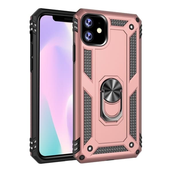 Bofink Combat iPhone 11 kuoret - Ruusukulta