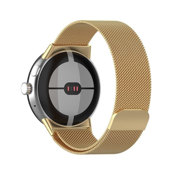 Google Pixel Watch milanesisk metallklokkerem - Gull