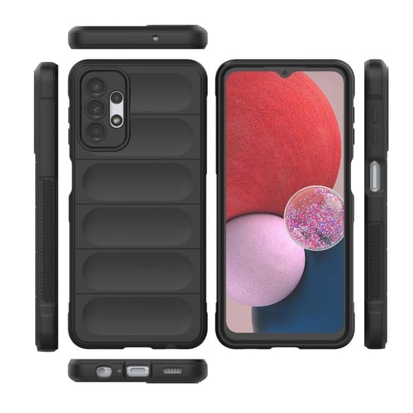 Mjukt greppformat Samsung Galaxy A13 4G skal - Vit