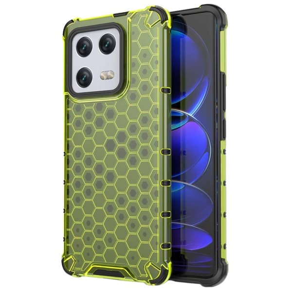 Bofink Honeycomb Xiaomi 13 Pro Etui - Grøn