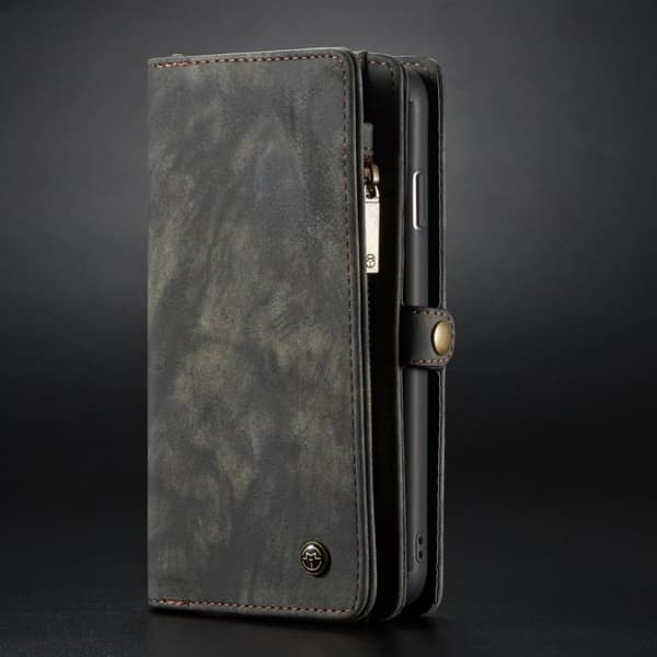 Caseme Samsung Galaxy s10 Multifunksjonelt Skinnetui - Grå