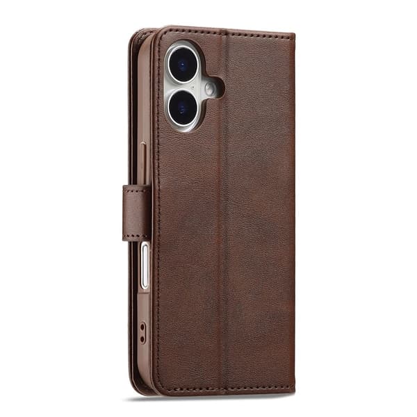 LC.IMEEKE iPhone 17 flip case - Ruskea