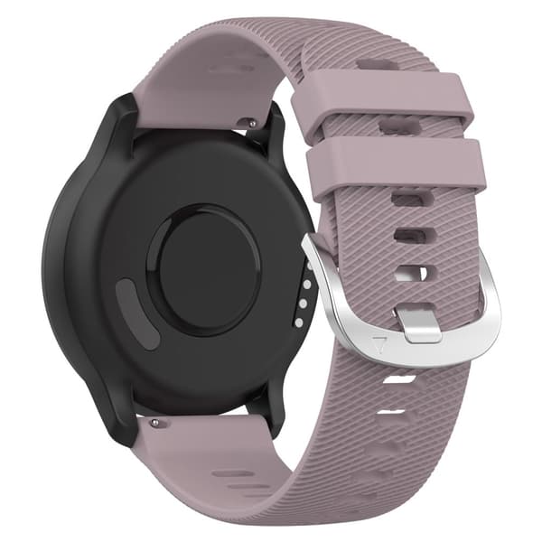 20mm silikonihihna Garmin-kelloon - Vaaleanvioletti